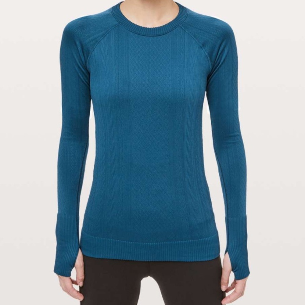 Lululemon Rest Less Pullover Carbon Blue / Carbon Blue